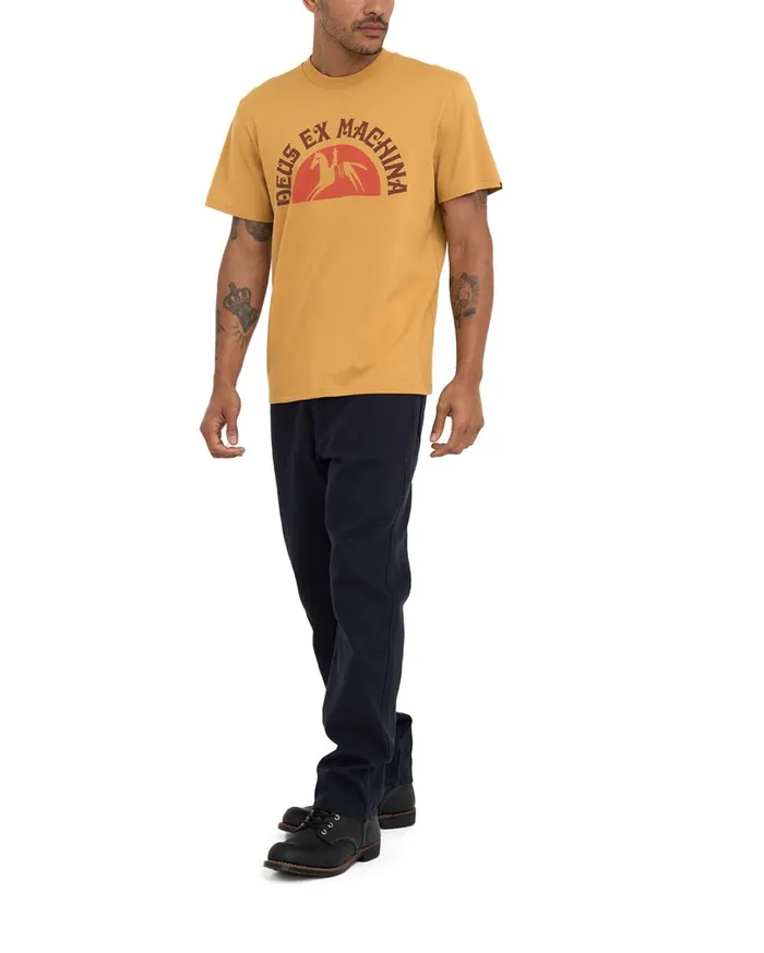 Bareback Tee 8211 Honey Gold Men Deus Ex Machina Tees Bareback Tee 8211 Honey Gold Men Deus Ex Machina Tees