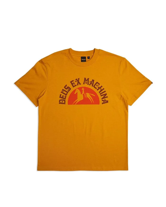 Bareback Tee 8211 Honey Gold Men Deus Ex Machina Tees Bareback Tee 8211 Honey Gold Men Deus Ex Machina Tees