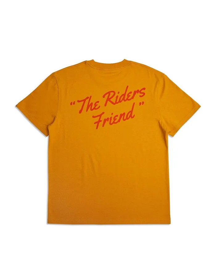 Bareback Tee 8211 Honey Gold Men Deus Ex Machina Tees Bareback Tee 8211 Honey Gold Men Deus Ex Machina Tees