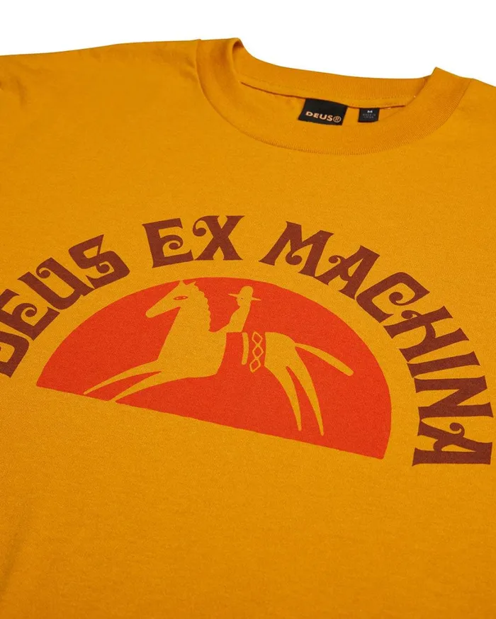 Bareback Tee 8211 Honey Gold Men Deus Ex Machina Tees Bareback Tee 8211 Honey Gold Men Deus Ex Machina Tees