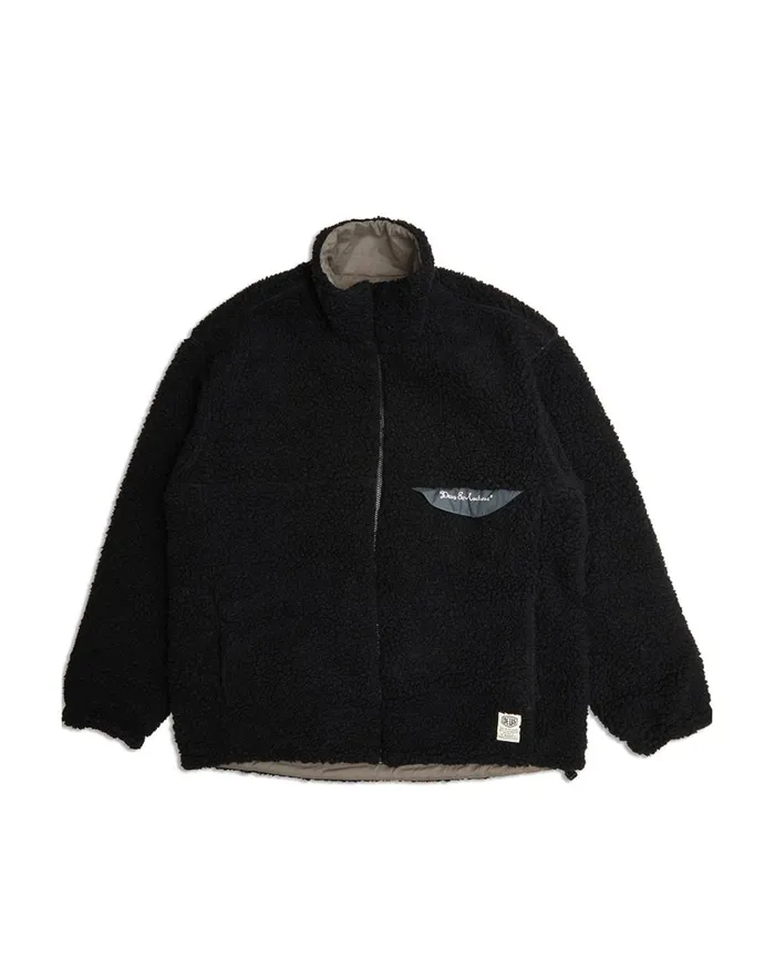Barrens Reversible Boa 8211 BlackDusty Olive Men Deus Ex Machina Jackets Barrens Reversible Boa 8211 BlackDusty Olive Men Deus Ex Machina Jackets