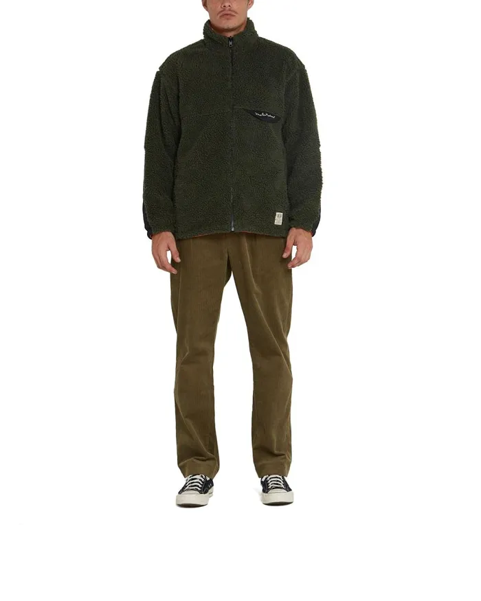 Barrens Reversible Boa 8211 Military OliveMandarin Men Deus Ex Machina Jackets Barrens Reversible Boa 8211 Military OliveMandarin Men Deus Ex Machina Jackets