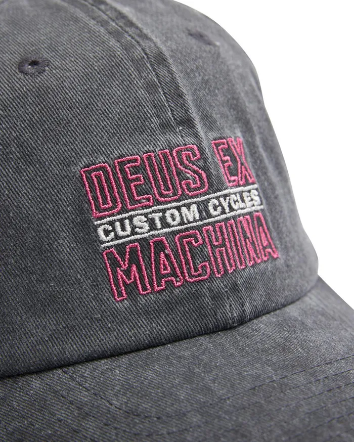 Beam Dad Cap 8211 Black WomenMen Deus Ex Machina Headwear Beam Dad Cap 8211 Black WomenMen Deus Ex Machina Headwear