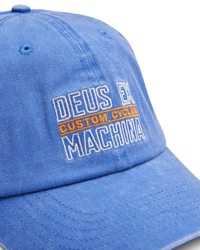Beam Dad Cap 8211 Blue WomenMen Deus Ex Machina Headwear Beam Dad Cap 8211 Blue WomenMen Deus Ex Machina Headwear