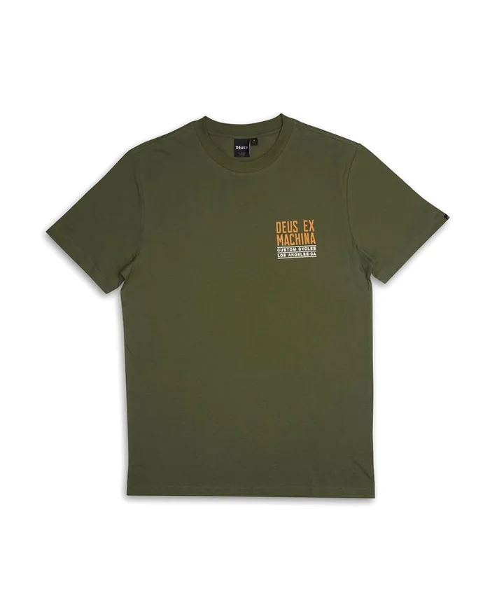 Beam Tee 8211 Loden Green Men Deus Ex Machina Tees Beam Tee 8211 Loden Green Men Deus Ex Machina Tees