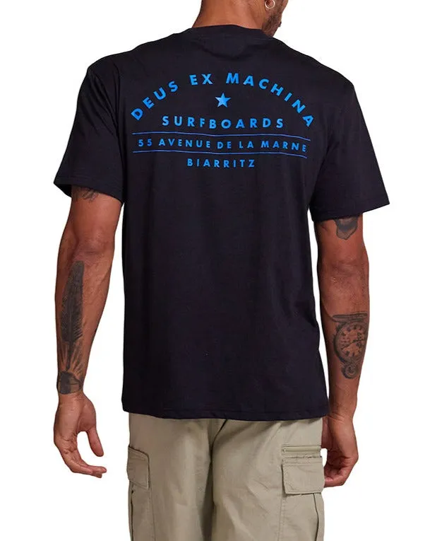 Biarritz Surf Tee 8211 Black Men Deus Ex Machina Tees Biarritz Surf Tee 8211 Black Men Deus Ex Machina Tees