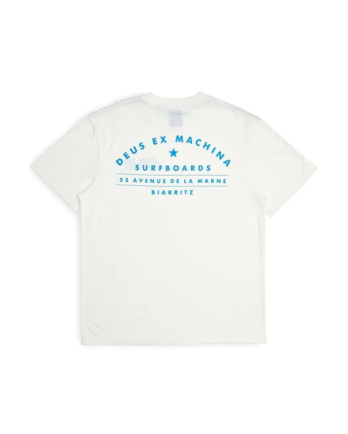 Biarritz Surf Tee 8211 Vintage White Men Deus Ex Machina Tees Biarritz Surf Tee 8211 Vintage White Men Deus Ex Machina Tees