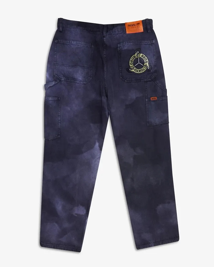 Big Fella Dyed Pant 8211 Indigo Men Deus Ex Machina Pants Big Fella Dyed Pant 8211 Indigo Men Deus Ex Machina Pants