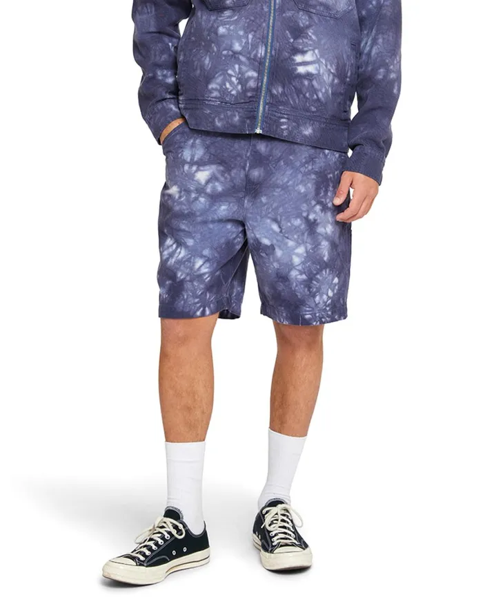 Big Fella Dyed Short 8211 Indigo Men Deus Ex Machina Shorts