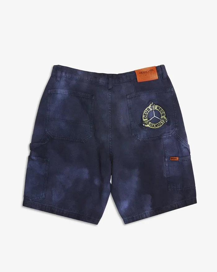 Big Fella Dyed Short 8211 Indigo Men Deus Ex Machina Shorts Big Fella Dyed Short 8211 Indigo Men Deus Ex Machina Shorts