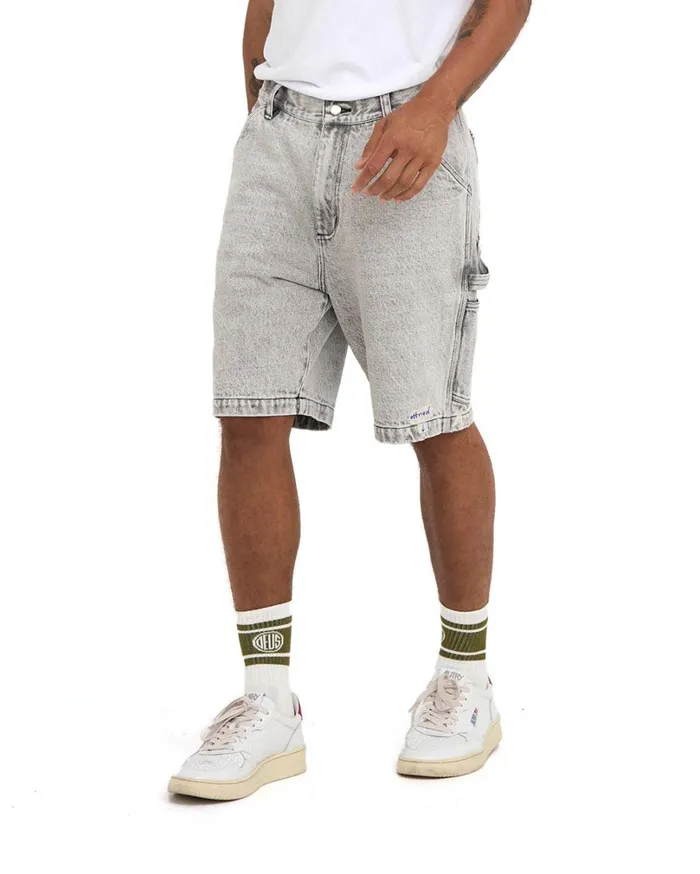 Big Fella Short 8211 Light Black Wash Men Deus Ex Machina Denim