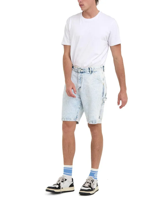Big Fella Short 8211 Light Blue Wash Men Deus Ex Machina Denim Big Fella Short 8211 Light Blue Wash Men Deus Ex Machina Denim