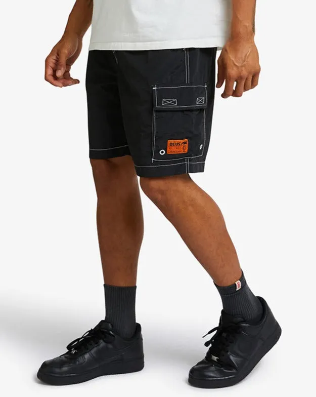 Big Fella Swim Short 8211 Black Men Deus Ex Machina Boardshorts