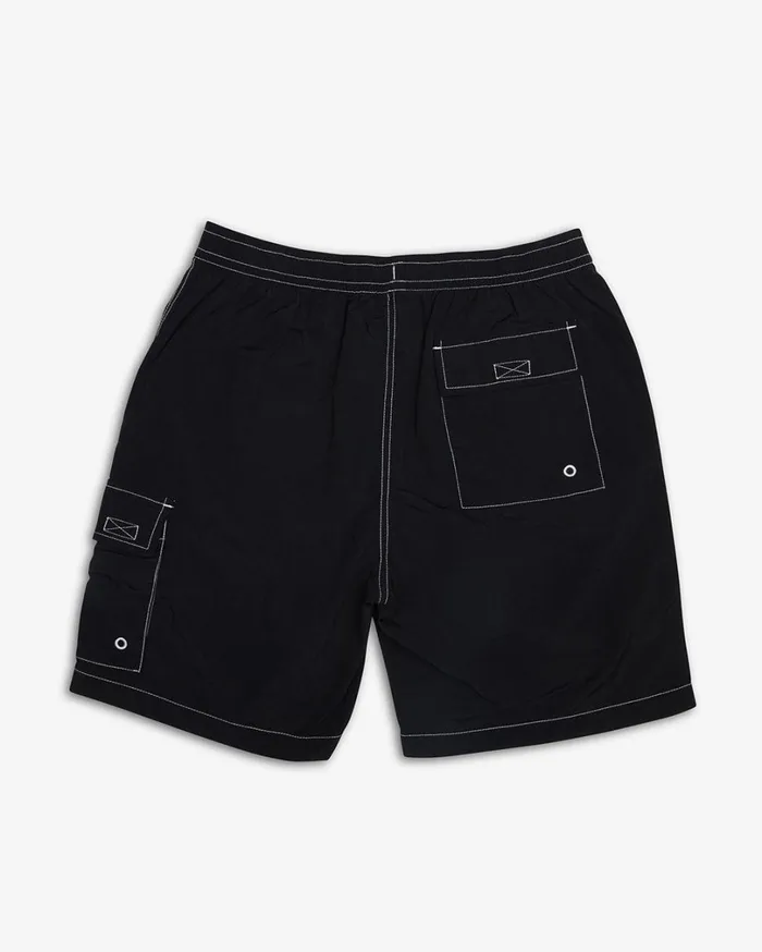 Big Fella Swim Short 8211 Black Men Deus Ex Machina Boardshorts Big Fella Swim Short 8211 Black Men Deus Ex Machina Boardshorts