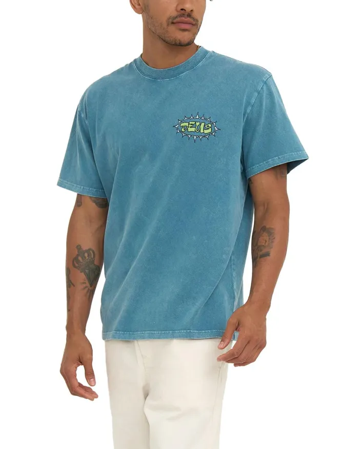 Blackhole Tee 8211 Maui Blue Men Deus Ex Machina Tees
