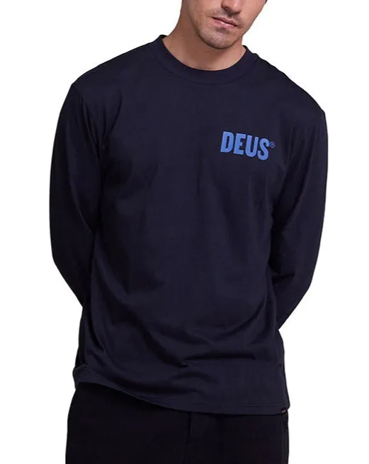 Blanche Long Sleeve Tee 8211 Black Men Deus Ex Machina Tees