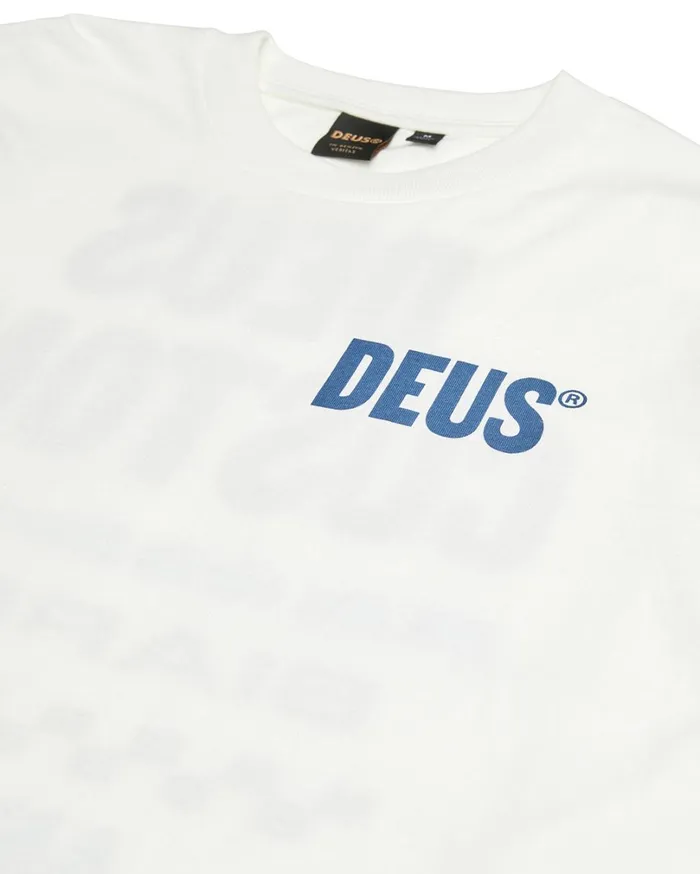 Blanche Long Sleeve Tee 8211 Vintage White Men Deus Ex Machina Tees Blanche Long Sleeve Tee 8211 Vintage White Men Deus Ex Machina Tees