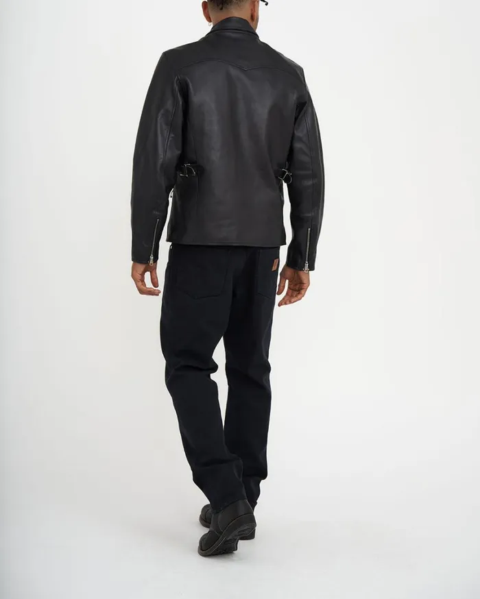 Blizzard Leather Jacket 8211 Black Men Deus Ex Machina Jackets Blizzard Leather Jacket 8211 Black Men Deus Ex Machina Jackets