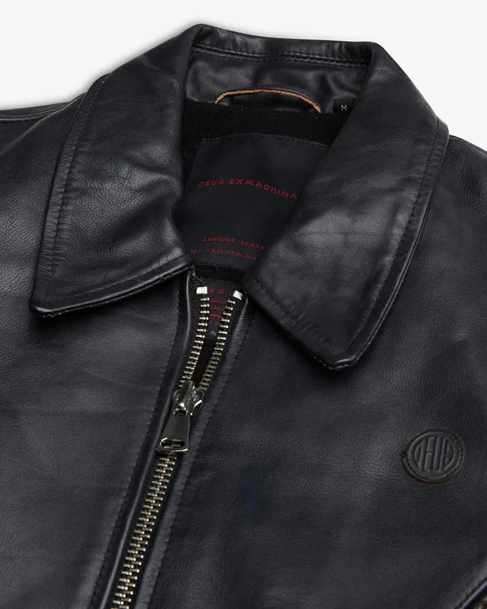Blizzard Leather Jacket 8211 Black Men Deus Ex Machina Jackets Blizzard Leather Jacket 8211 Black Men Deus Ex Machina Jackets