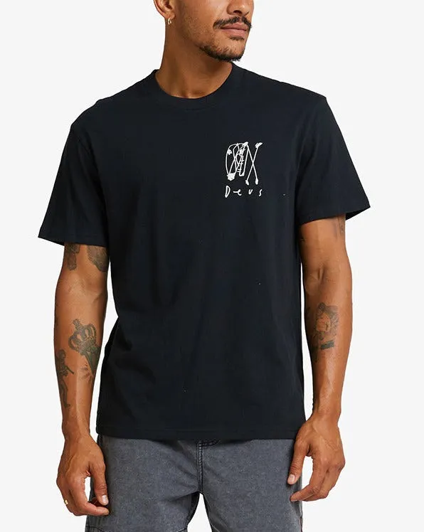 Bobskull Tee 8211 Black Men Deus Ex Machina Tees