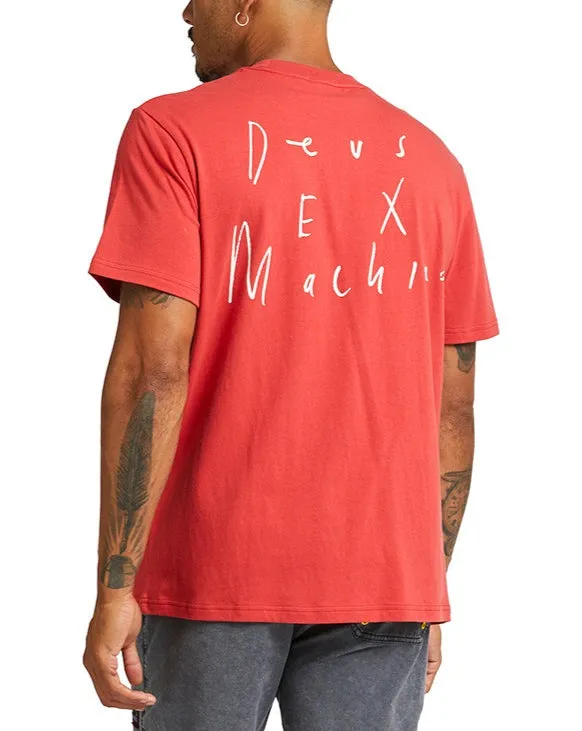 Bobskull Tee 8211 Cranberry Men Deus Ex Machina Tees Bobskull Tee 8211 Cranberry Men Deus Ex Machina Tees