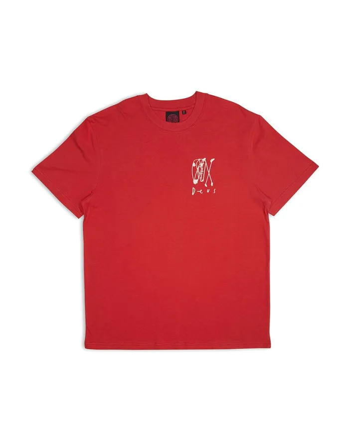 Bobskull Tee 8211 Cranberry Men Deus Ex Machina Tees Bobskull Tee 8211 Cranberry Men Deus Ex Machina Tees