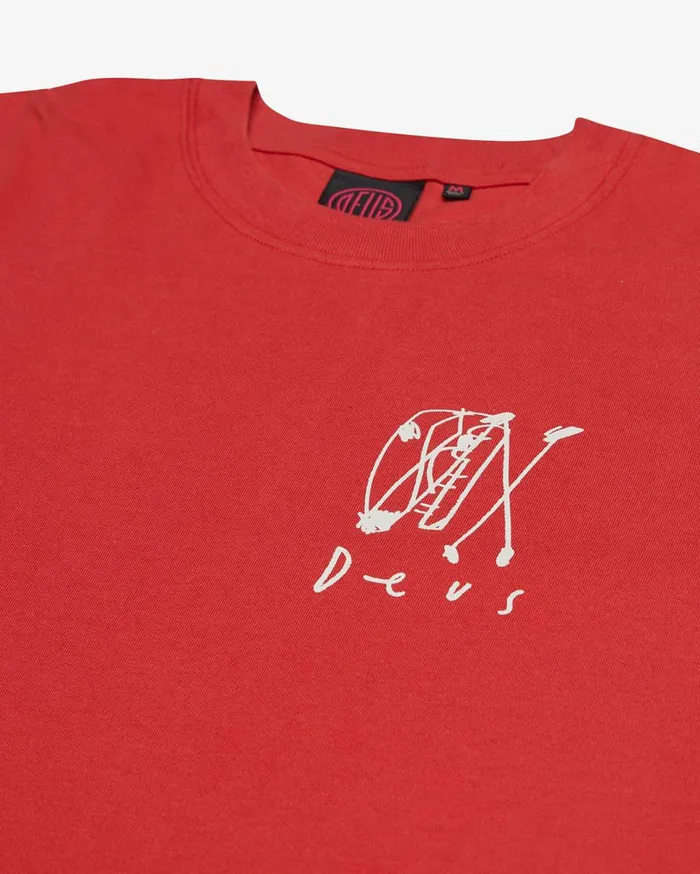 Bobskull Tee 8211 Cranberry Men Deus Ex Machina Tees Bobskull Tee 8211 Cranberry Men Deus Ex Machina Tees