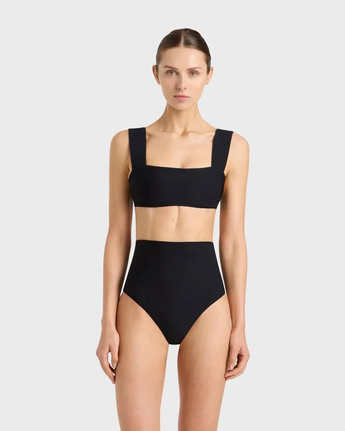 BONDI BORN Bikini Bottoms Aries Bikini Bottom 8211 Black 8211 Women