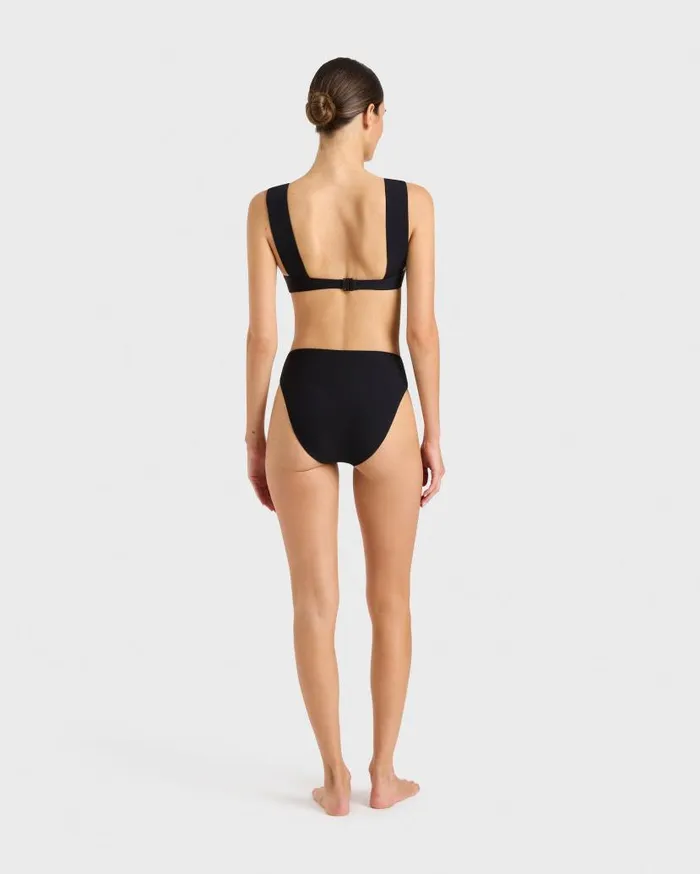 BONDI BORN Bikini Bottoms Fern Bikini Bottom 8211 Black 8211 Women