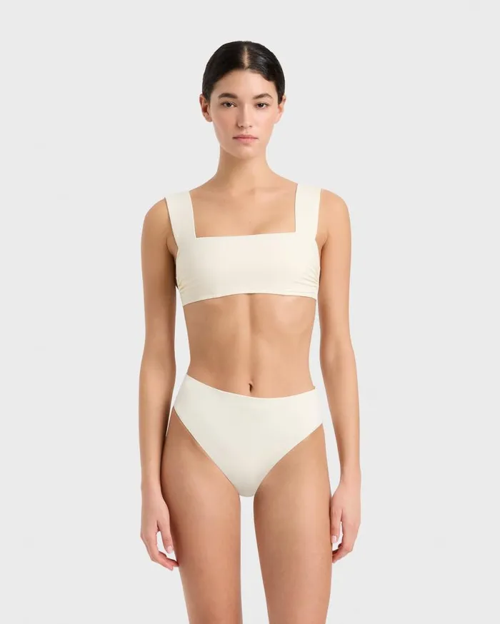 BONDI BORN Bikini Bottoms Fern Bikini Bottom 8211 Pearl 8211 Women