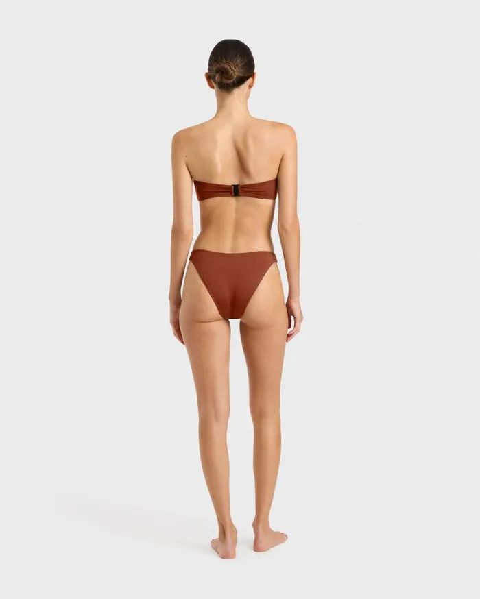 BONDI BORN Bikini Bottoms Ivy Bikini Bottom 8211 Copper 8211 Women
