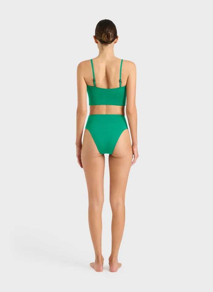 BONDI BORN Bikini Bottoms Leona Bikini Bottom 8211 Emerald 8211 Women