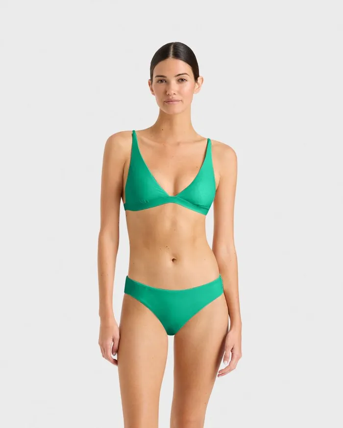 BONDI BORN Bikini Bottoms Leya Bikini Bottom 8211 Emerald 8211 Women