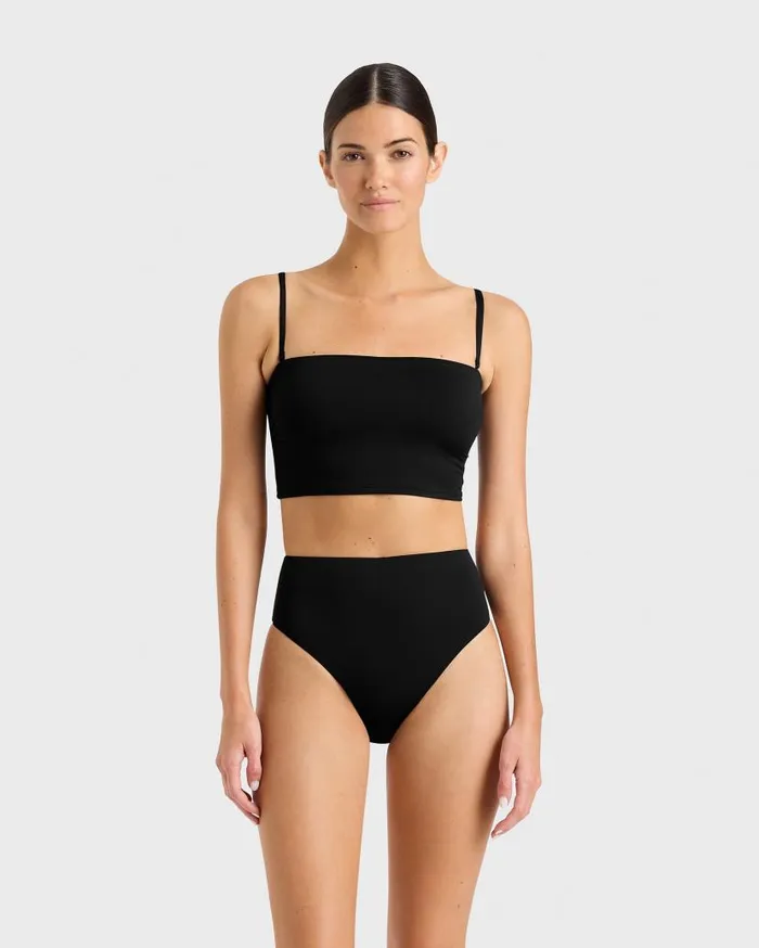 BONDI BORN Bikini Bottoms Poppy Bikini Bottom 8211 Black 8211 Women