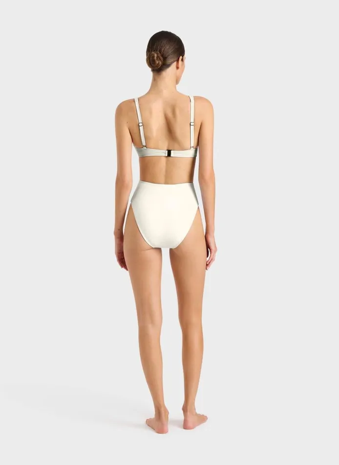 BONDI BORN Bikini Bottoms Poppy Bikini Bottom 8211 Porcelain 8211 Women
