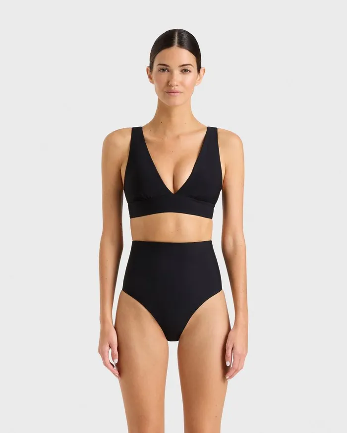BONDI BORN Bikini Tops Amelia Bikini Top 8211 Black 8211 Women