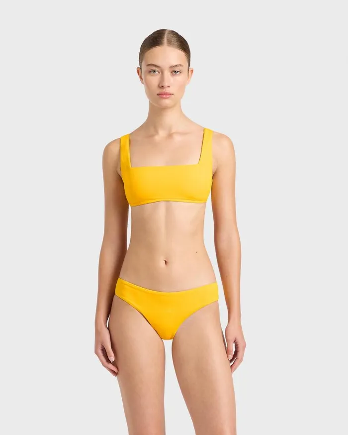 BONDI BORN Bikini Tops Aria Bikini Top 8211 Canary 8211 Women