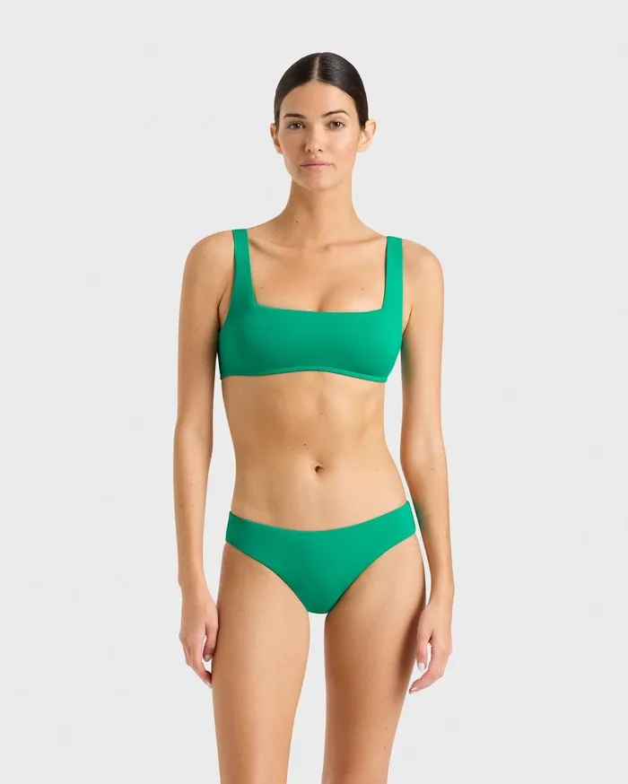 BONDI BORN Bikini Tops Aria Bikini Top 8211 Emerald 8211 Women