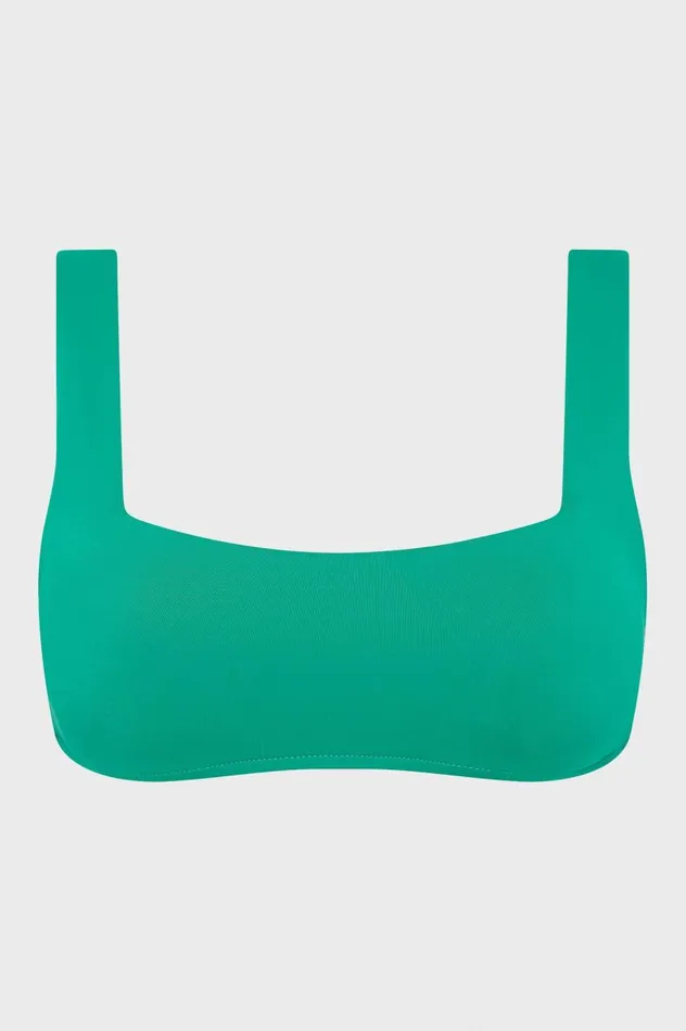 BONDI BORN Bikini Tops Aria Bikini Top 8211 Emerald 8211 Women