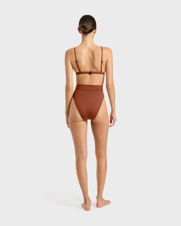 BONDI BORN Bikini Tops Aurelie Bikini Top 8211 Copper 8211 Women