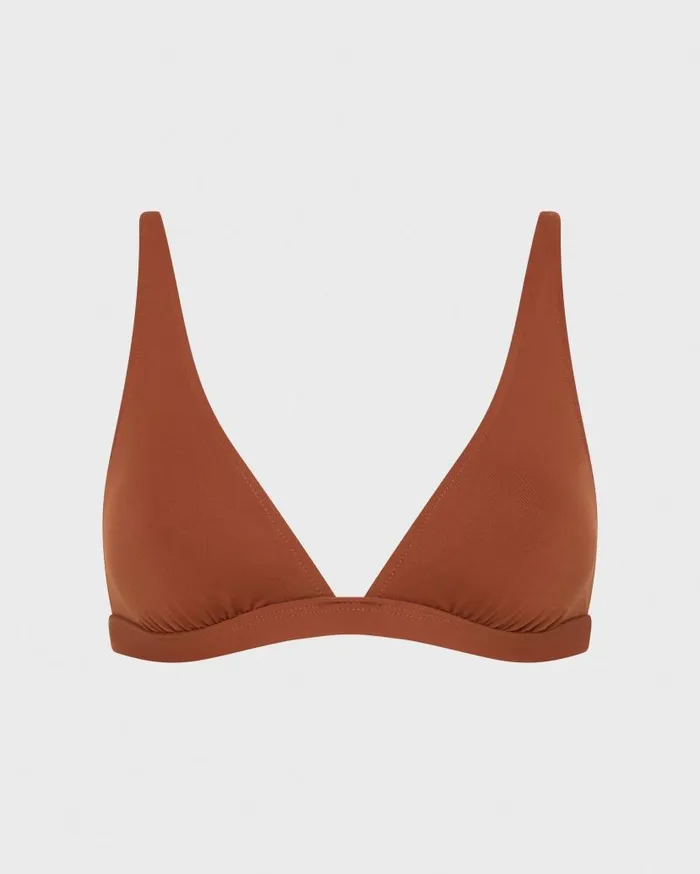 BONDI BORN Bikini Tops Aurelie Bikini Top 8211 Copper 8211 Women