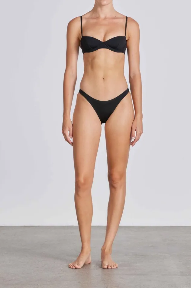 BONDI BORN Bikini Tops Brielle Bikini Top 8211 Black 8211 Women
