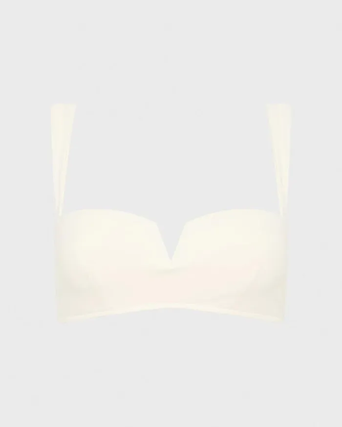 BONDI BORN Bikini Tops Evie Bikini Top 8211 Pearl 8211 Women