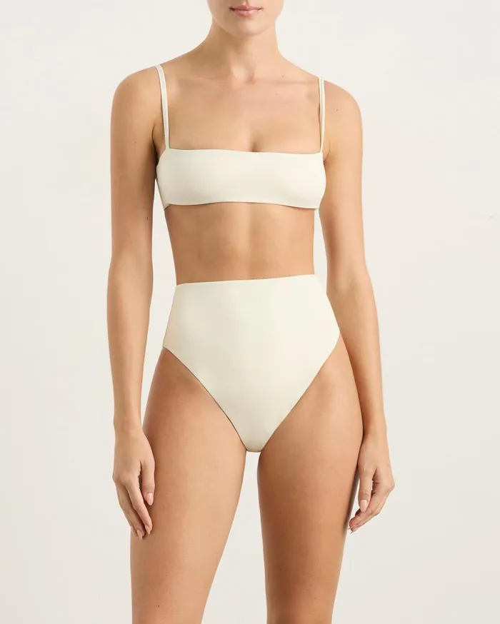 BONDI BORN Bikini Tops Faye Bikini Top 8211 Porcelain 8211 Women
