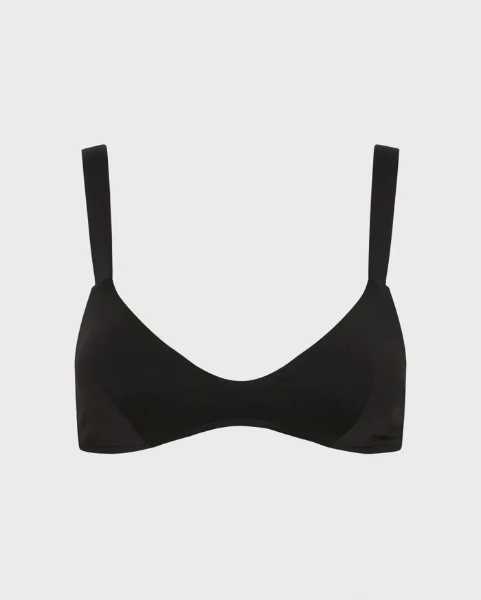 BONDI BORN Bikini Tops Fonda Bikini Top 8211 Black 8211 Women