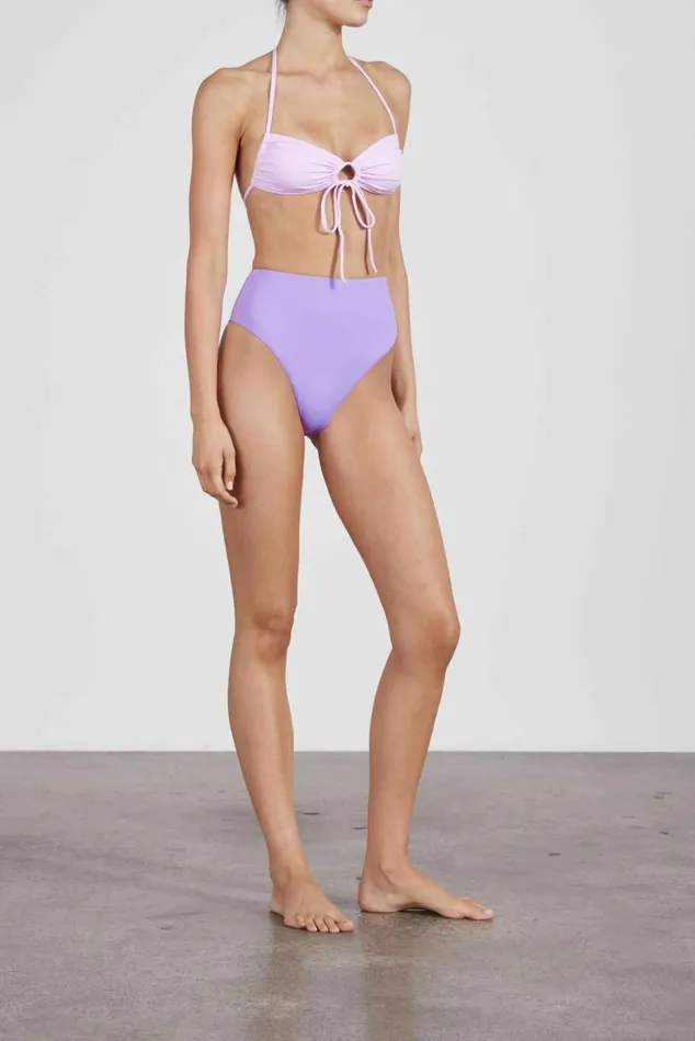 BONDI BORN Bikini Tops Gia Bikini Top 8211 Lavender 8211 Women