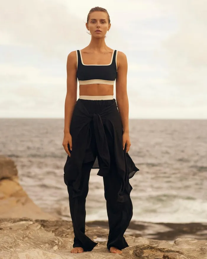 BONDI BORN Bikini Tops Hayden Bikini Top 8211 Black 8211 Women