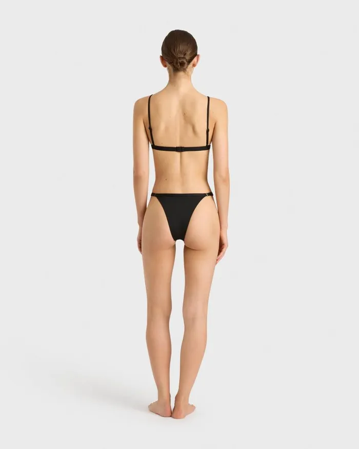 BONDI BORN Bikini Tops Lana Bikini Top 8211 Black 8211 Women