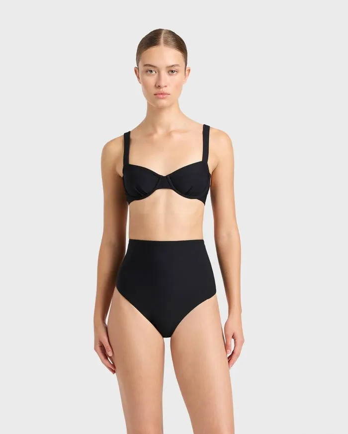 BONDI BORN Bikini Tops Lori Bikini Top 8211 Black 8211 Women