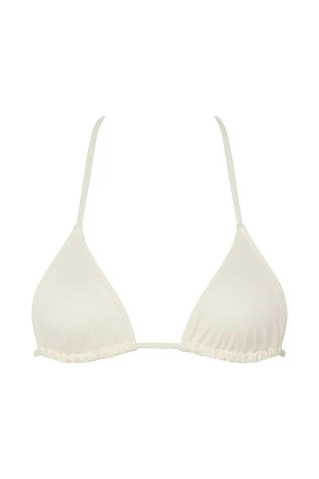 BONDI BORN Bikini Tops Malia Bikini Top 8211 Porcelain 8211 Women